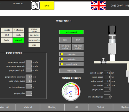 涂膠控制系統(tǒng)